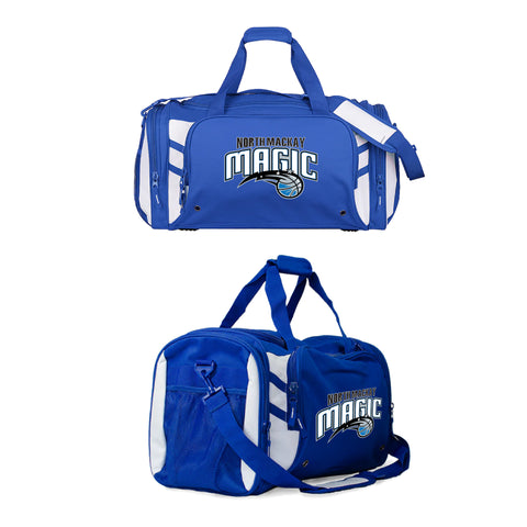 North Mackay Magic Basketball - Sports Bag (Blue/White)