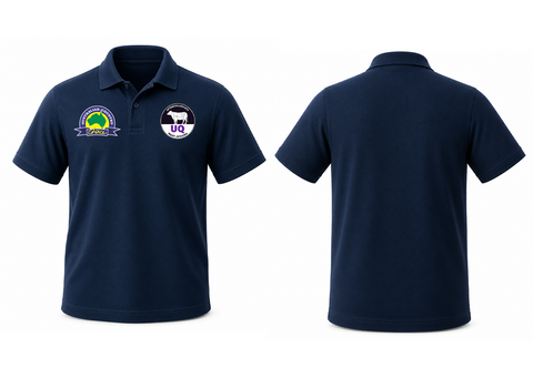Pilbara Navy Polo Shirt - UQ ICMJ