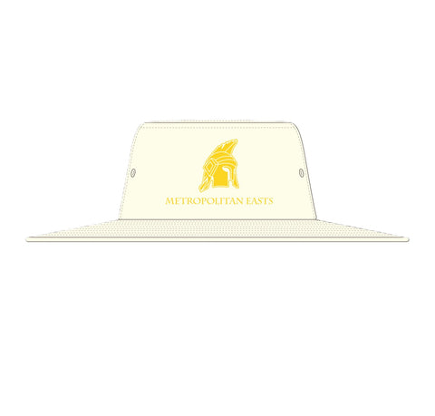 Cream Wide Brim Hat - MECC