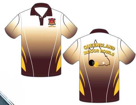 Short Sleeve Shirt - QLD Indoor Bowls