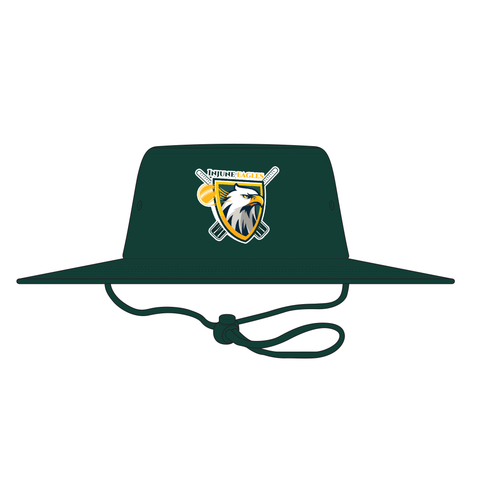 Injune Eagles Cricket Club - Wide Brim Hat (Bottle Green)