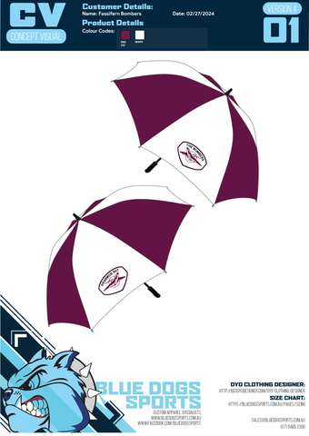 Umbrella - Fassifern Bombers