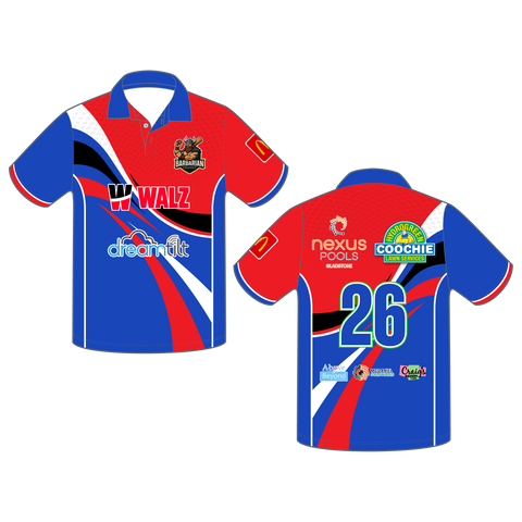 Short Sleeve Playing Shirt (Barbarians)