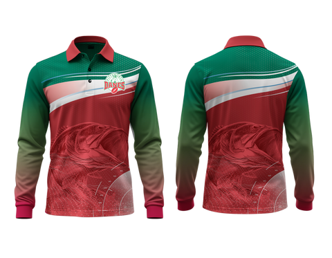 PITTSWORTH DANES JUNIOR FOOTBALL CLUB - FISHING SHIRT