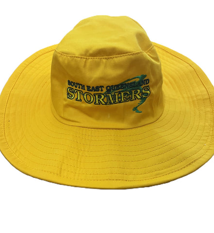 Yellow Wide Brim Hat - SEQ