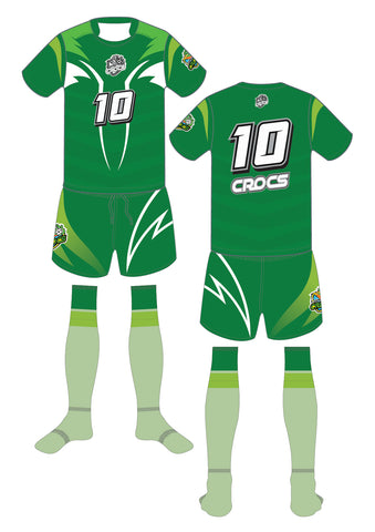 Crocs Futsal Club - Individual set no sponsor logos (Green)