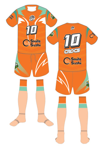 Crocs Futsal Club - Individual set with sponsor logo (Orange)