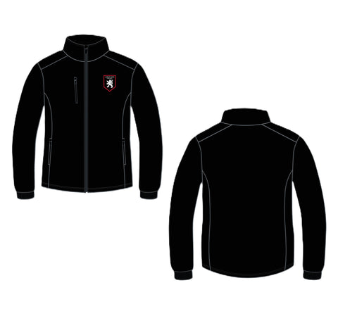 Olympus Softshell Jacket inc Extra Layer Protection & Hood (without back Text) - Laidley Lions