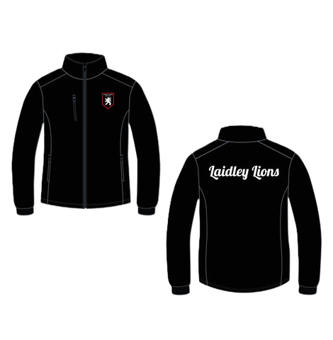 Olympus Softshell Jacket inc Extra Layer Protection & Hood (with back Text) - Laidley Lions