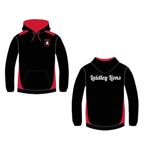 Hoodie (With Back Text) - Laidley Lions