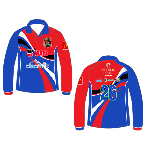 Long Sleeve Playing Shirt (Barbarians)