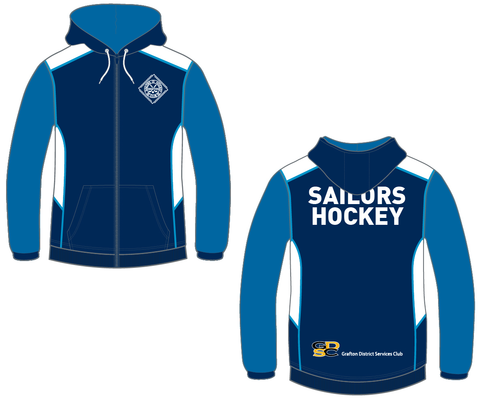 Club Hoodie (With Zip) - Sailors Hockey