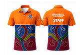 Brassall State School - Staff Shirt (Indigenous Print)