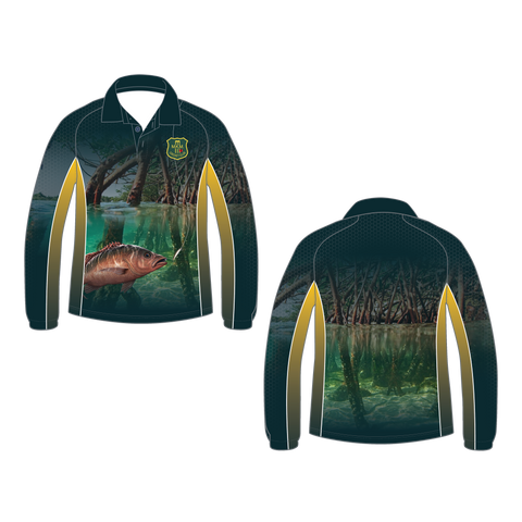 Long Sleeve Fishing Shirt - MKM Cricket Club