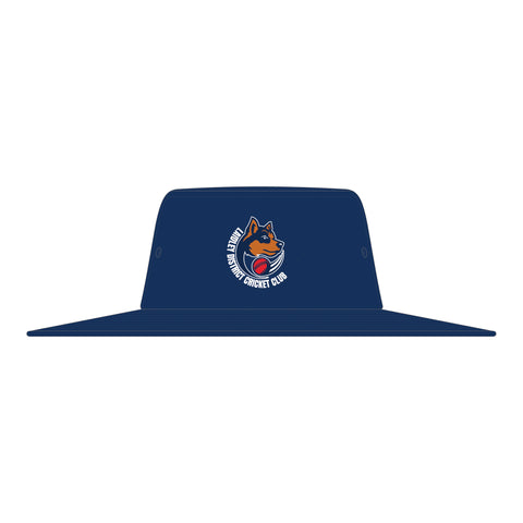 Navy Blue Wide Brim Hat - LDCC