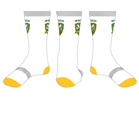 Socks (White) - Hornets