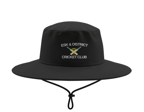 Esk & District Cricket - Black Wide brim Hats
