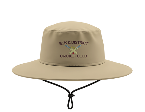 Esk & District Cricket - Cream Wide brim Hats