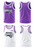 North Mackay Magic Basketball - Reversible Singlet