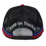 Custom Stripe Trucker Caps