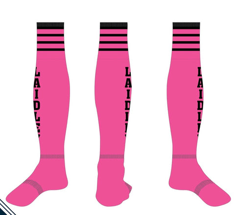 Pink Socks (pair) - Laidley Lions