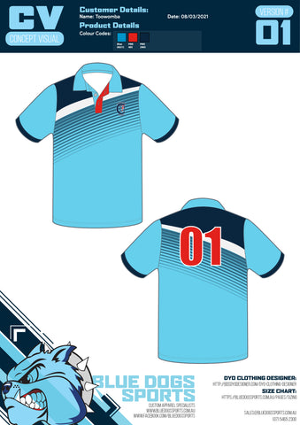 Toowoomba Cricket - Playing Shirt
