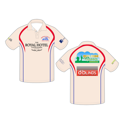 Short Sleeve Cream Shirt