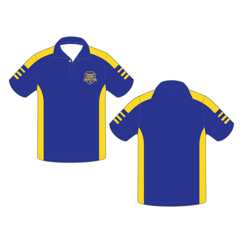 Short Sleeve Blue Shirt - Murgon & District Cricket Club